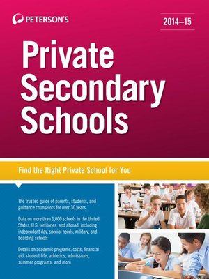 cover image of Private Secondary Schools  2014-2015